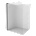 Mexen Kioto L душ параван Walk-in 80 x 200 см, ивици, черен - 800-080-103-70-09 (800-080-103-70-09)