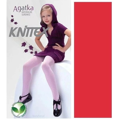 dětské punčocháče Agatka 100 den lipstick červenorůžová