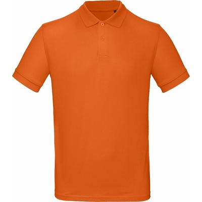 B&C Inspire polo Men piqué polo oranžová