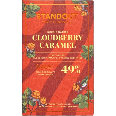 Standout Chocolate 49% mléčná Cloudberry Caramel Bio 50 g