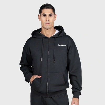 GymBeam mikina so zipsom Relay Black
