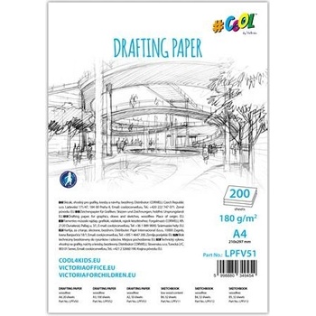 Victoria na technické výkresy listy A4/200 listov 180 g/m2