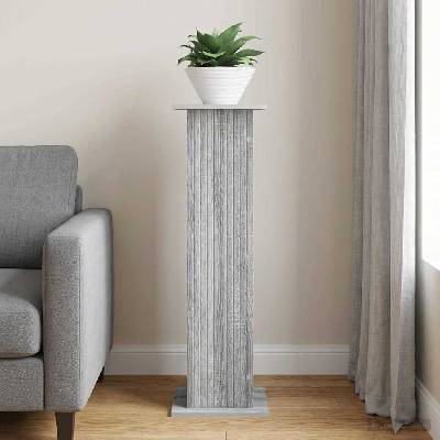 vidaXL Стойка за растения Сива сонома 30, 5 x 30 x 100, 5 см (899756)