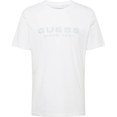 GUESS Тениска бяло, размер xxl