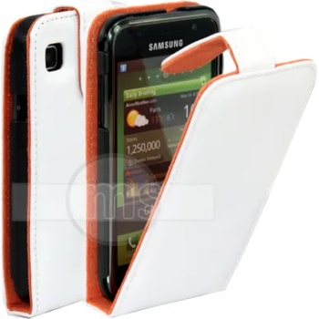 Image 1 of Samsung I9000 Galaxy S Flip Калъф Бял + Протектор