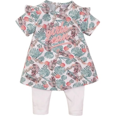 Dirkje Set 2dielny šaty White Tropical Multicolor