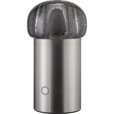 Преносима настолна лампа IRIS, 18 см, LED, сребро, алуминий, Blomus (BM67045)