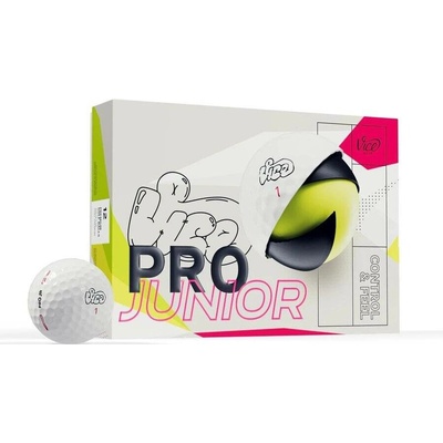 Vice Golf Junior Pro biele 3 x 3 ks