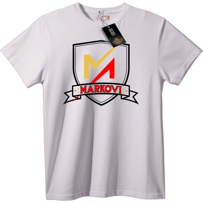 NOONEBRAND Тениска Markovi Brand - L, Black
