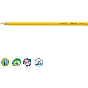 Faber-Castell Цветен молив FABER-CASTELL Grip 2001 триъгълен жълт 112407 (112407)