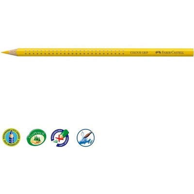 Faber-Castell Цветен молив FABER-CASTELL Grip 2001 триъгълен жълт 112407 (112407)