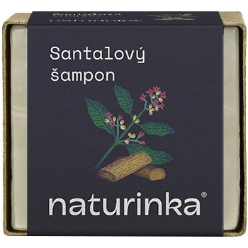Naturinka tuhý šampon santalový 110 g