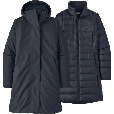 Patagonia Дамско палто Patagonia Women's Tres 3-In-1 Parka Coat - Smolder Blue (102-3634-0413)
