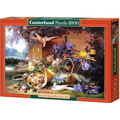 Castorland Пъзел Castorland от 2000 части - Цветя и птици (C-200276-1)