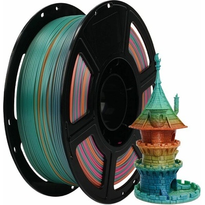 Flashforge PLA Silk 1,75 mm 1 kg Rainbow Candy 90011608001
