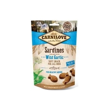 Carnilove Dog Semi Moist Snack Sardines enriched with Wild garlic 200 g