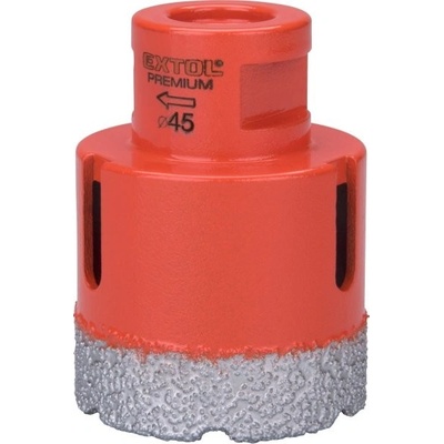 EXTOL PREMIUM 8801871 diamantová vykružovací korunka pr.45mm M14