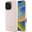GUESS Калъф Guess Silicone Script с метално лого и рамка за iPhone 16 Pro - розов (3666339344276)