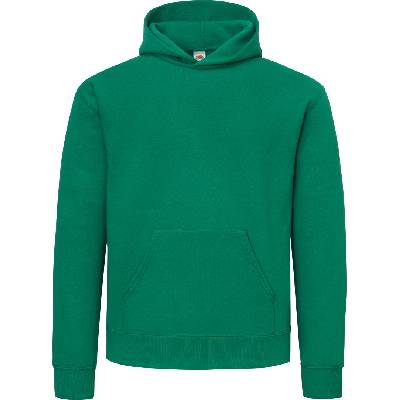 Fruit of the Loom COTT | FOL | Суитшърт с качулка Supercotton, зелен, XL (162780t1704)