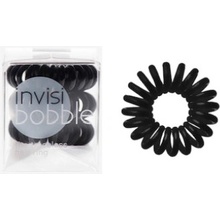Špirálová gumička do vlasov Invisibobble True Black - čierna