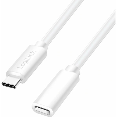 LogiLink CU0221 USB-C USB 2.0 USB-C ® zástrčka USB-C ® zásuvka 2m bílý