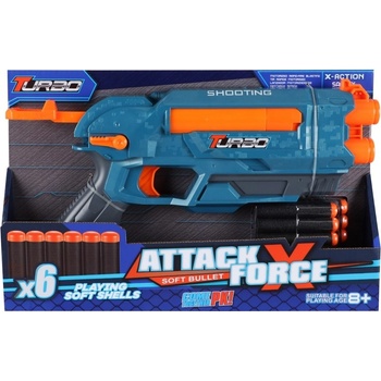 Blaster Turbo + 6 ks nábojů