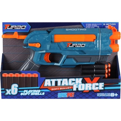 Blaster Turbo + 6 ks nábojů