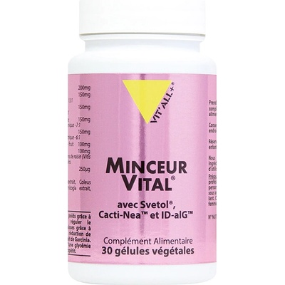 Vit’All+® Комплексна формула за здравословно тегло (с гарциния камбоджа, хром, зелено кафе и Л-карнитин) 30 капсули | Vit’All+® (661570 (MINC30G) VP)