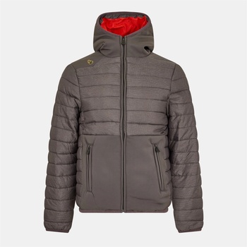Luke Яке Luke Men's 's Quilted Jacket - Grey Marle