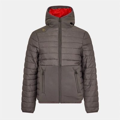 Luke Яке Luke Men's 's Quilted Jacket - Grey Marle
