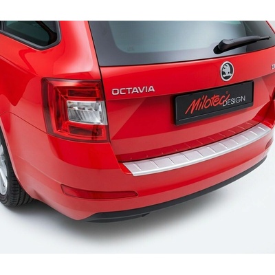 Milotec Kryt prahu zadních dveří Škoda Octavia IV Combi 2020-2024 stříbrný