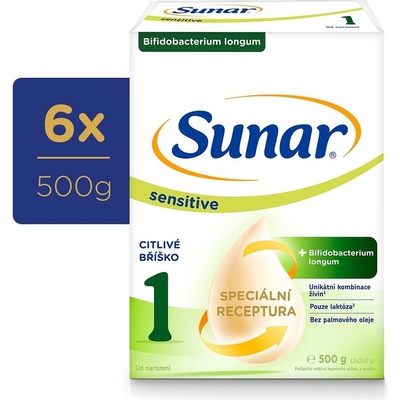 Sunar Sensitive 1 6 x 500 g