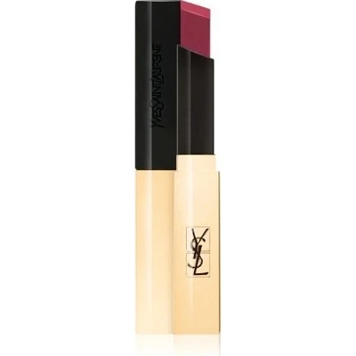 Yves Saint Laurent Rouge Pur Couture The Slim tenký zmatňujúci rúž s koženým efektom 10 Corail Antinomique 2,2 g