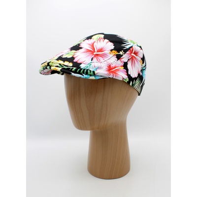 Fiebig Headwear since 1903 letní bavlněná bekovka s tropickým vzorem