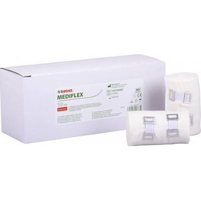 BATIST Medical a.s. Obinadlo elastické Mediflex, tažnost 60%, 10 ks 8 cm x 5 m
