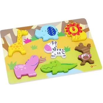 Image 1 of Classic World 3D Детски дървен пъзел горски животни - Classic World