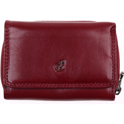 Cosset malá dámska kožená peňaženka 4511 Komodo burgundy