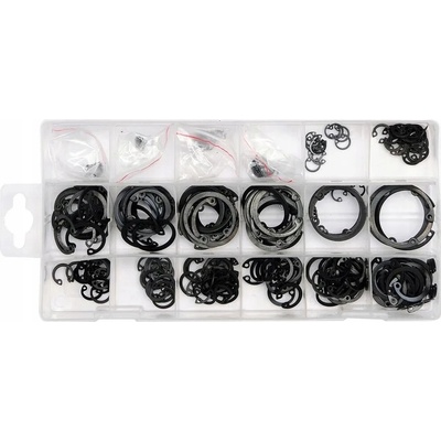 Pojistné kroužky INTERNAL sada 300ks, R1-R19, pr. 3 -32mm Yato YT-06881