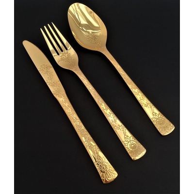 Herdmar Комплект прибори за хранене namish - 51 части - позлатени / гланц (182-3051-0117-190-0017)