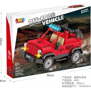 Man Yuk Toys Комплект конструктор - джип, 285 части (9635)