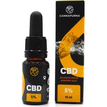 Cannapurna CBD olej|CBD kapky pro zvířata 5% full spectrum THC 0,2 % 10 ml 2+1