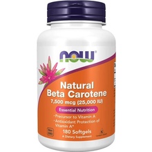Now Foods Beta-karotén Natural 7500 mcg 180 kapsúl