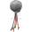 TRIXIE Ball with ribbons 4 cm 4126