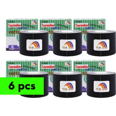 TEMTEX tape Tourmaline černá 5 cm x 5 m 6 ks