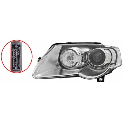 VALEO VW PASSAT 05- 7/07- pr. svetlo XENON D1S+H7 (pre typ jednotky 6G, AUTO.O.), L