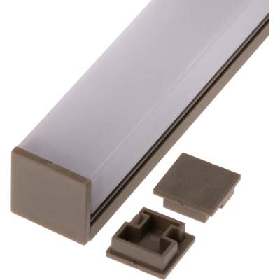 Koncovka profilu N8H bronz - Koncovka profilu N8H bronz
