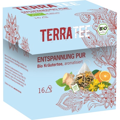 Terra Tea Bylinný čaj Relaxace bio BIO VEGAN 16 x 1,4 g