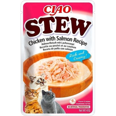 Ciao Stew Chicken with Salmon Recipe 40 g