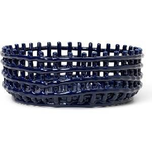 Ferm Living Фруктиера Ceramic керамика синя (1104263534)