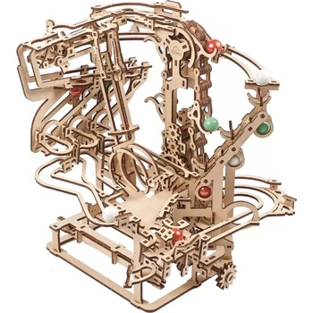 UGears Дървен 3D пъзел Ugears от 400 части - Писта за мраморни топчета (U-70156 )